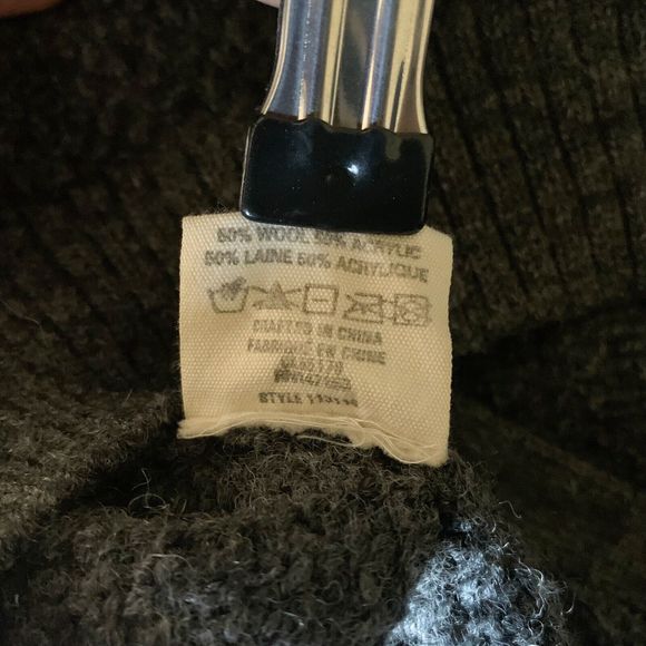 Frank & Oak Cardigan Zip Sweater Men's S Gray Wool Blend Pockets - Picture 6 of 6